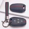 Housse de clé pour Peugeot 3008 5008 2008 308 508 Citroën C4 C5 C6 C3 Aircross C4 Picasso avec porte-clés Texture nid d'abeille Antichoc Manchon pour clé intelligente