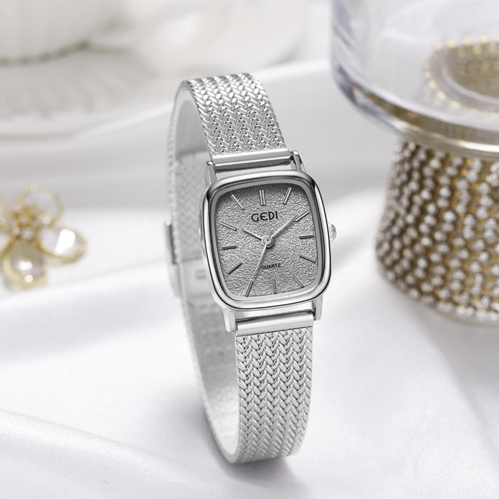Middle Aged Exquisite Women's Watch, High,end Fire Pattern Texture Watch, Light Luxury High Appearance Watch