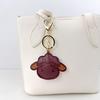 Yogodlns  Cute Cartoon Sheep Design Faux Leather Pendant Lightweight Portable Decor Charm for Travel Backpacks Handbags