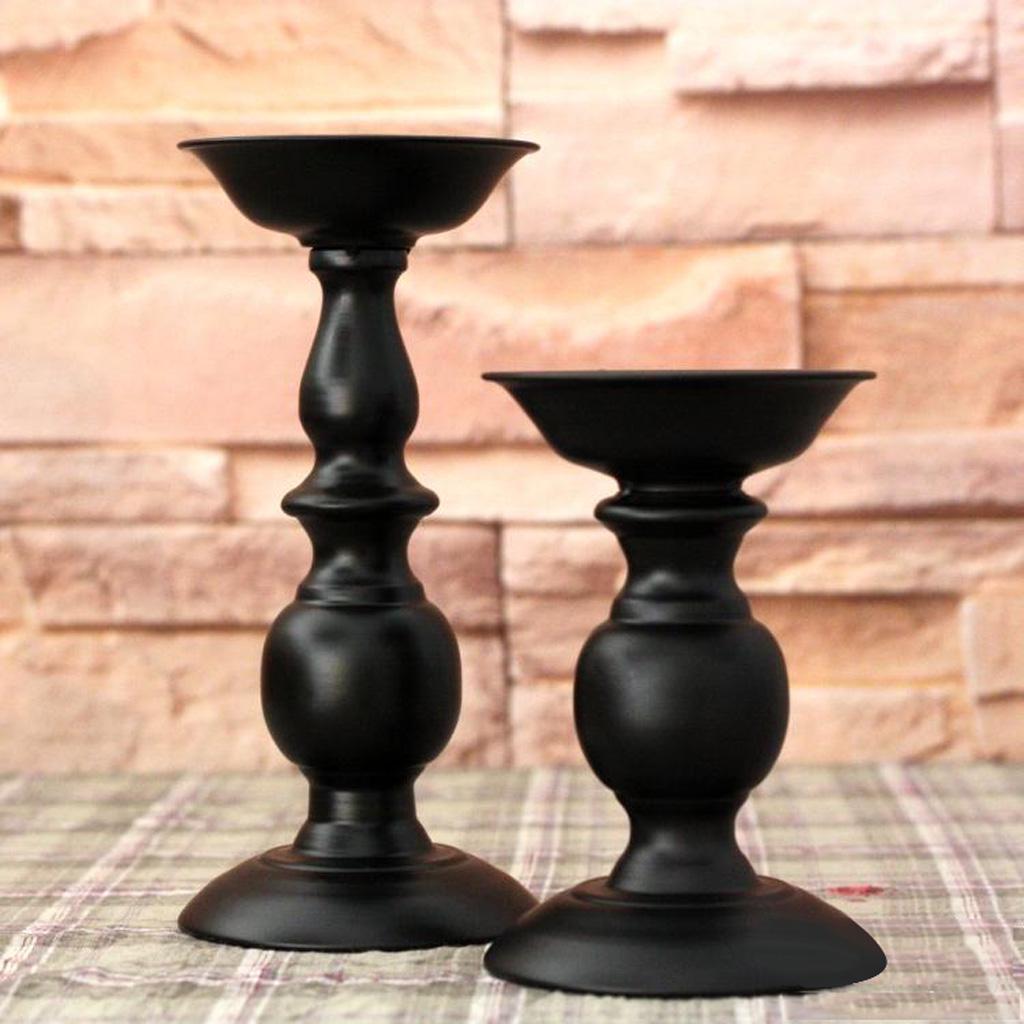 Iron Candle Holder Candelabra Candle Decoration on Desk / Floor