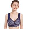 Dentelle Sexy Grosse Fille Mince Sans Anneau en Acier Grande Taille Sous-vêtement Style Gilet Élargi Sport Sommeil Push-up Soutien-gorge