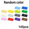 145Pcs MOC 1x2 Thin Plate Building Blocks - Educational Creative Bricks Compatible with 3023 for Kids