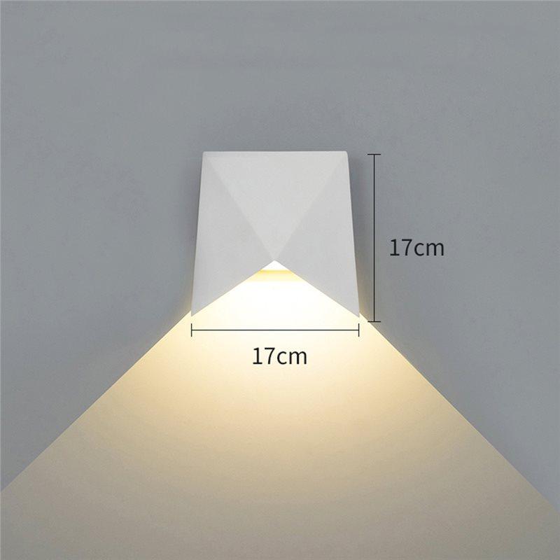 Premium-Outdoor Waterproof LED Wall Lamp, Modern Aluminum Exterior Wall Lighting Fixtures