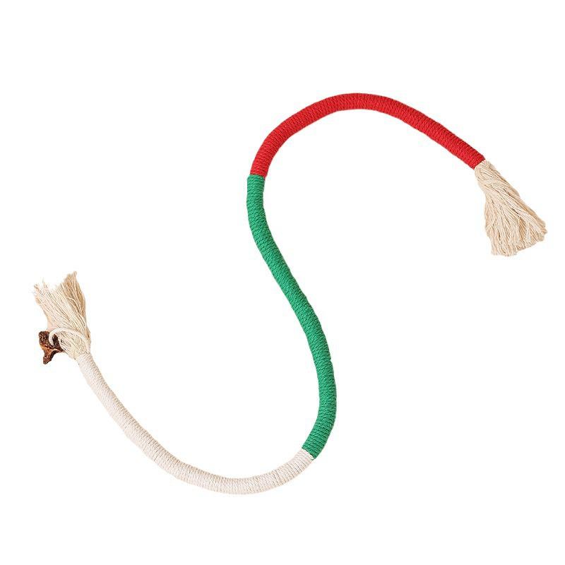 Boredom Relief Cat Toy: Interactive Catnip Teaser Stick with Wear-Resistant Rope for Young Cats