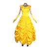 Belle Dress Cosplay Costume, Beauty and the Beast Fairy Tale Stage Outfit