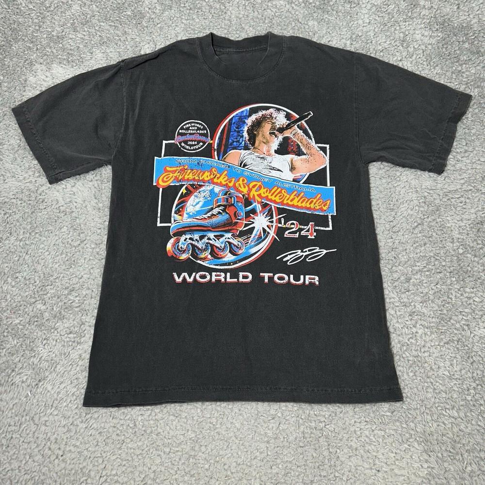 

Футболка тура Benson Boone Fireworks & Rollerblades для взрослых от S до 5XL WA142 3XL