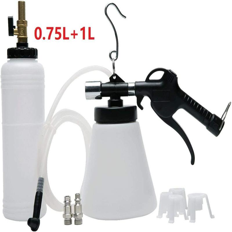 1.75L Handheld Pneumatic Brake Fluid Bleeder Tools Kit Car Air Extractor Clutch Oil Pump Bleeding Empty Drained