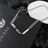 Stainless Steel Gray Color Glass Beaded Choker Necklaces for Women Men Personality Hiphop Necklaces All Saints' Day Jewelry Gift