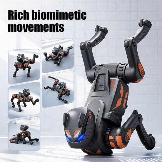 Programmable Robot Dog Remote Control Toy, Voice Smart Electric Interactive RC Mechanical Puppy for Toddlers Boys Girls Kids Toy