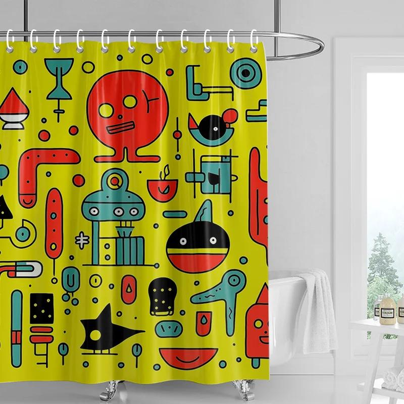 Domácí sprchové závěsy do koupelny voděodolná látka Moderní severský styl koupelnové závěsy sprchový závěs 180x200 240x180 aaaa