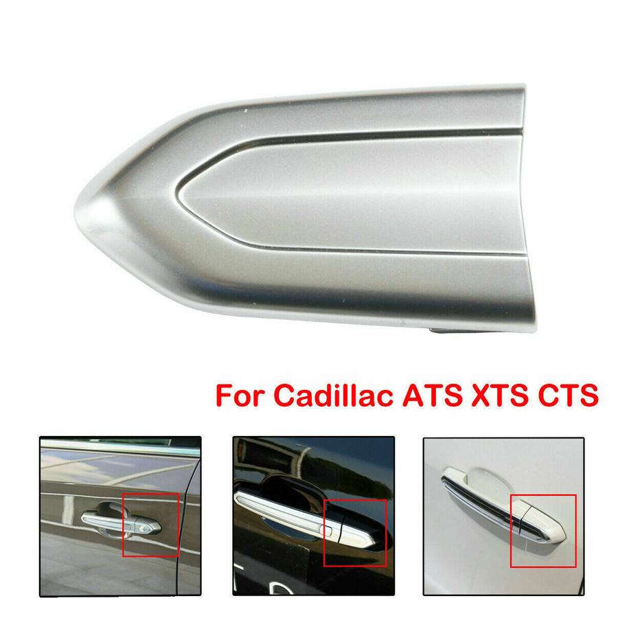 For Cadillac ATS XTS CTS CT6 4PCS ABS Exterior Door Handle Silver Cap 13599547