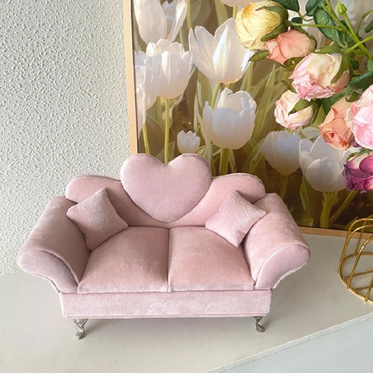 Stylish Plush Jewelry Display Stand Elegant Plush Jewelry Case European Style Mini Chair for Ring Earring Display