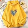 Vintage Floral Print Hoodie Casual Spring, Autumn, and Winter Sweatshirt Trendy Fashion for Men and Women