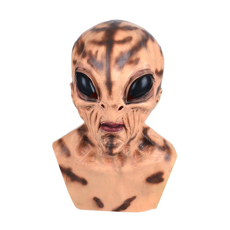 Creepy Halloween Cosplay Masks Green Fish Head Mask Halloween Party Props Adult Latex Masks for Halloween