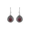925 Sterlingsilber Handgefertigter Schmuck Granat Silber Damen Hängeohrring