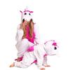 Piżama dla dzieci dziecięca kigurumi onesie strój jednorożec różowy 125-135