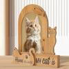 Hund Katzen Gedenk-Bilderrahmen Vintage Holz Tischplatten-Foto-Rahmen Beileidsgeschenke für den Verlust eines geliebten Haustiers
