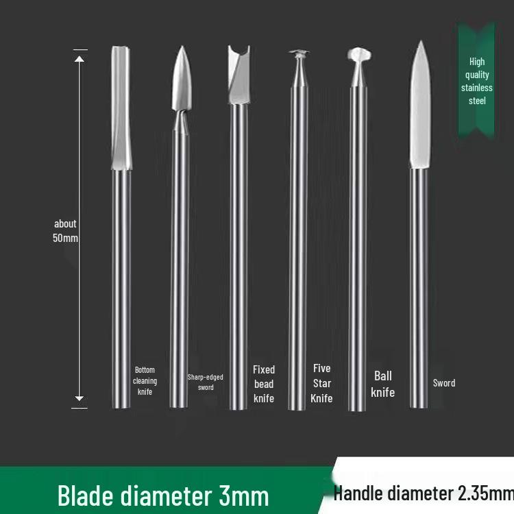 Electric Engraving Tool Set: Dental Machine, Engraving Knife, Steel Drill Bit, Walnut & Wood Carving, Woodworking Scribing & Sword Knife.