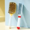 Curved Vented Hair Detangling Brush, Scalp Massage Paddle Brush for Wet Dry Hair, Scalp Massage Blow Drying Hair Detangler Brush