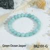 Multi-Color Transparent Crystal Bead Bracelet for Women - Layered French Style Jewelry