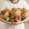 High-Quality Marmot Beaver Hug Food Animal Stuffed Toy Adorable Xmas Birthday Gift Cuddly Lifelike Groundhog Capybara Plush Gift