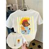 Animal Simple Women's Printed Top Casual Pure Cotton Versatile T-Shirts Women’s