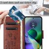 For Motorola Moto G55 5G Case Imprinted Mini Butterfly Leather Wallet Phone Cover