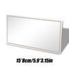 Car Sunshades Stainless Steel Mirror Car Rear Headrest Makeup Tool Portable Anti-drop Mirror Car Sun Visor Metal Makeup Mirrors
