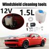 1.5L 12V Universal Windscreen Washer Bottle Tank Pump Wiper System Reservoir Kit Fluid Nozzle Sprayer Car Windshield Clean Tools