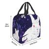 Rabbit In The Nature Forest Anime Insulated Lunch Bag for Kid School Cooler Thermal Food Box Tote Portable Lunch Boxes Container