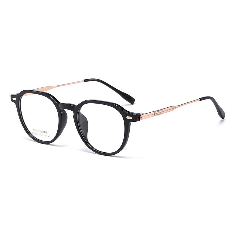 New TR Titanium Ultra-Light Korean Style Eyeglass Frame - Trendy, Versatile & Artistic Retro Design