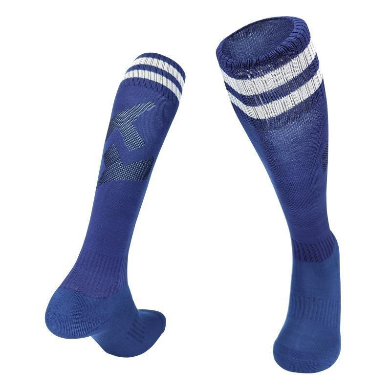 Over-knee Football Socks Men's and Women's Stockings Towel Bottom Sweat-absorbing Non-slip Sports Socks Children's Adult Breathable Thickened Socks