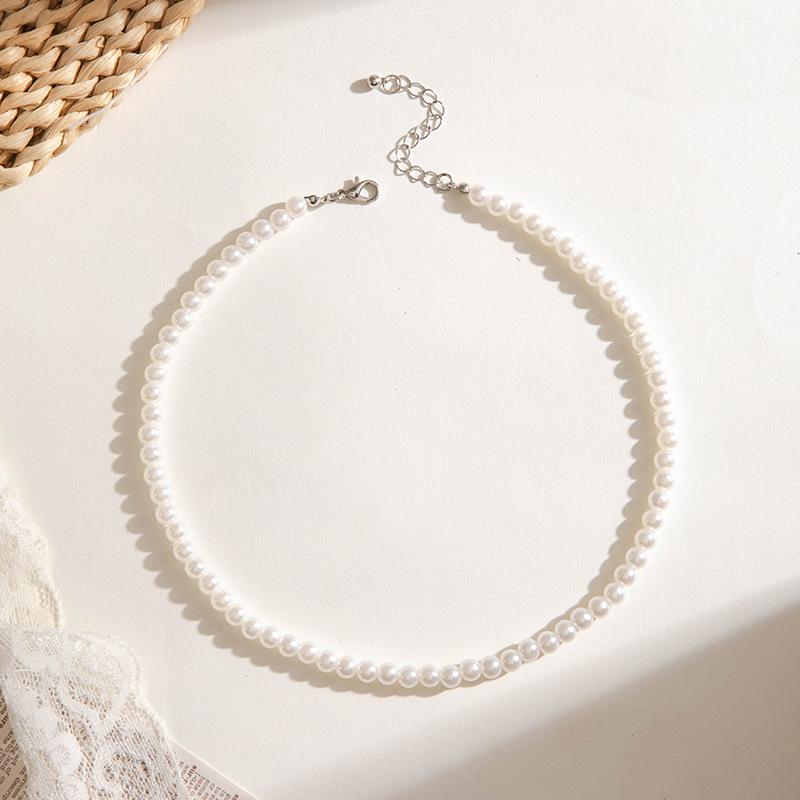 

Богемное красное ожерелье-чокер из бусин с подвеской в виде цветка из искусственного жемчуга, женское украшение в стиле бохо-шик, подарок на День святого Валентина, повседневный многослойный набор ожерелий