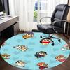 Crayon Shin-chan Characters Office Round Area Rug, Under Office Chairs Bedroom Living Room Home Decor, A1022405