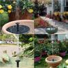 Mini-Solarbrunnenpumpe Energiesparend Pflanzenbewässerung Bunter Solarbrunnen Solarpanel Vogeltränke Brunnen Garten Außenbereich