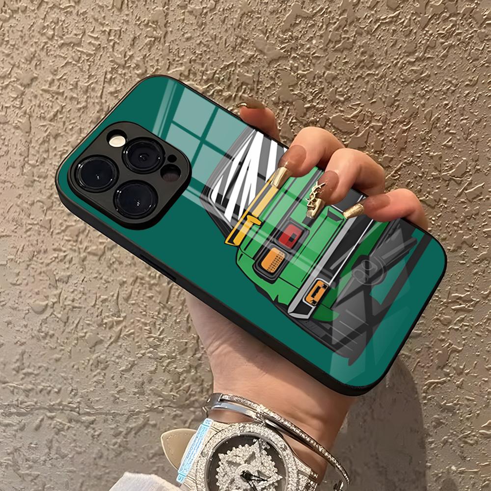 JDM Sports Cars Male Men Phone Case For IPhone 15 Pro Max 14 Pro 12 16 11 13 Mini X XR XS 8 7 Plus SE Tempered Glass Back Cover