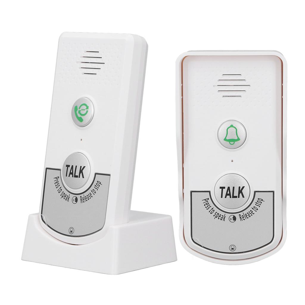 Intercom Doorbell 2 Way 1 V 1 Wireless Waterproof Electronic Doorbell with Light Indicator