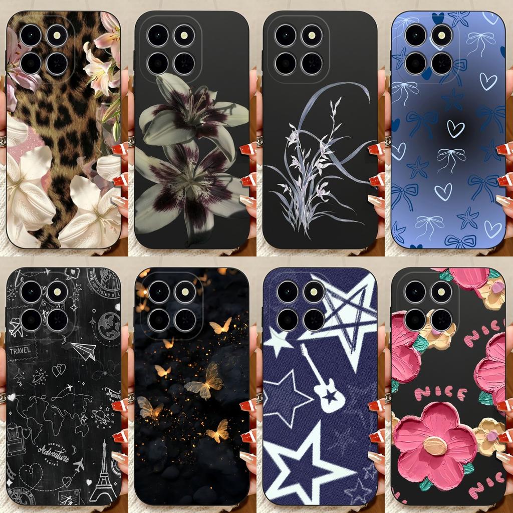 For Honor X6C X6B X6D X7D X7C Case Brilliant Flower Vintage Dyeing Anti-drop Simplicity Matte Shell For HonorX6C honorx7d Bumper