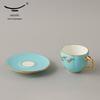 Yongfengyuan Madam Porcelain West Lake Blue Ceramic Teacup & Coffee Cup Pair (150ml)