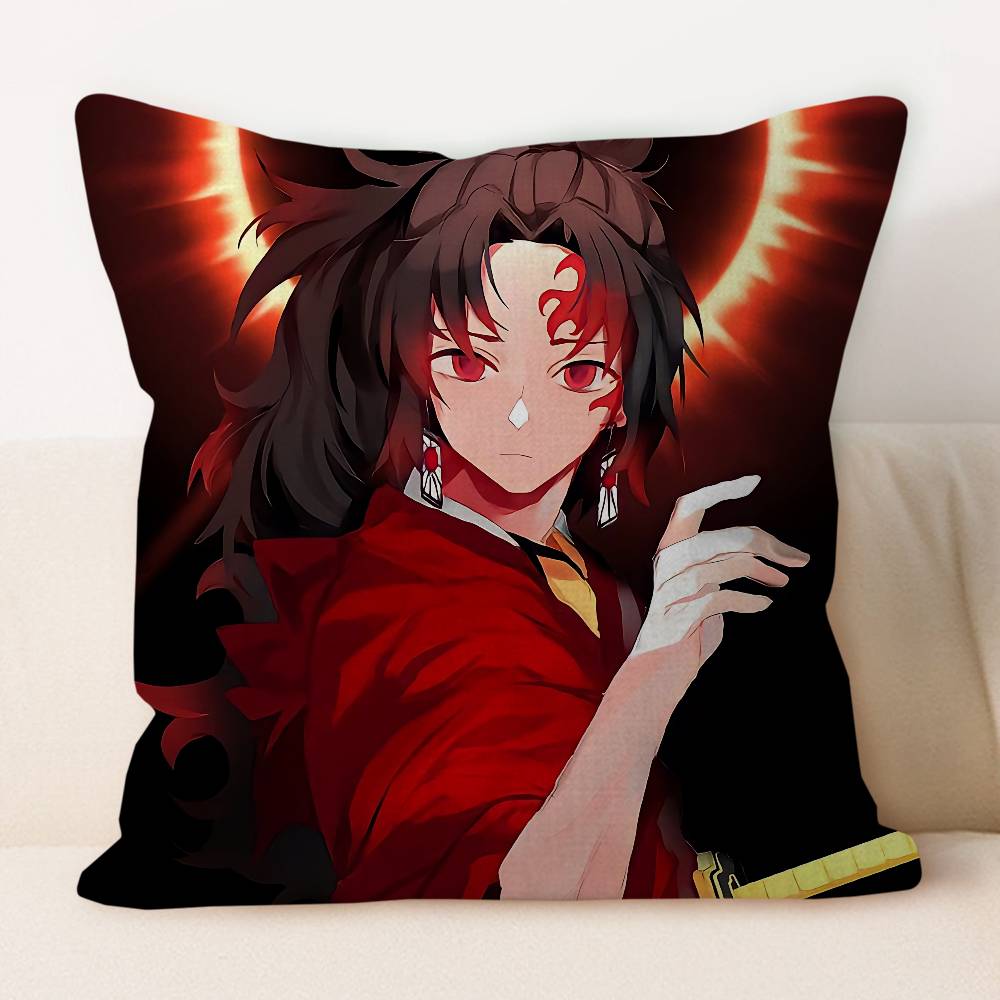 

T-Tsugikuni Yoriichi Pillow Gift Home Office Decoration Pillow Bedroom Sofa Car Cushion CoverPillow Case 12x12Inch