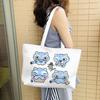 Group One-shoulder Leather Bag Tote Bag One-shoulder Bag PU Large Capacity  Cartoon