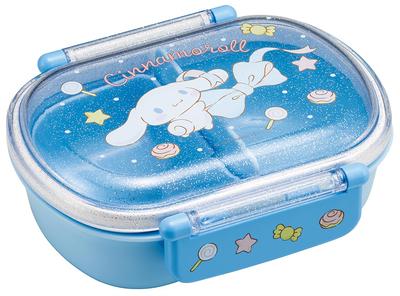 Bento with a Fluffy Made In Single Dishwasher and Microwave Sanrio Cinnamoroll Big Children's Box, 360ml, Lid, Japan, Tier, Safe, Ribbon,