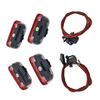 4x PCS White&Red LED Courtesy Door Light for VW EOS Golf&GTi Jetta Passat CC Polo Scirocco Seat Alhanmbra PORSCHE CAYENNE