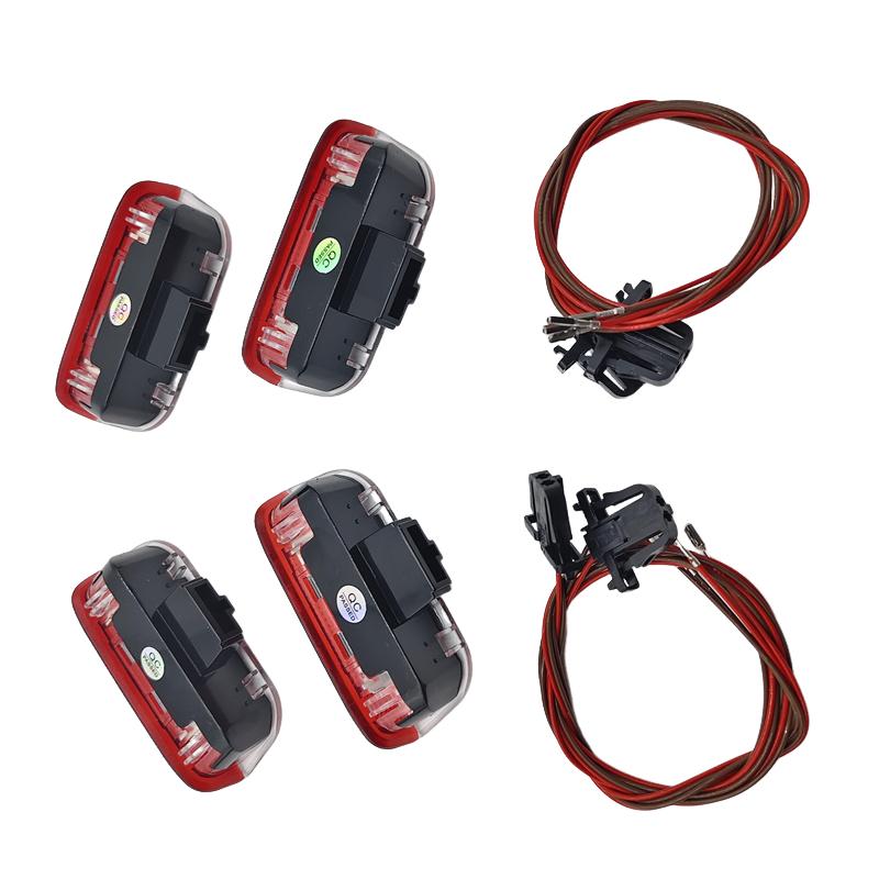 4x PCS White&Red LED Courtesy Door Light for VW EOS Golf&GTi Jetta Passat CC Polo Scirocco Seat Alhanmbra PORSCHE CAYENNE