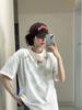 Women's Plus Size Retro Cartoon Short Sleeve T-shirt - American Summer Loose Fit, Petite Design Top