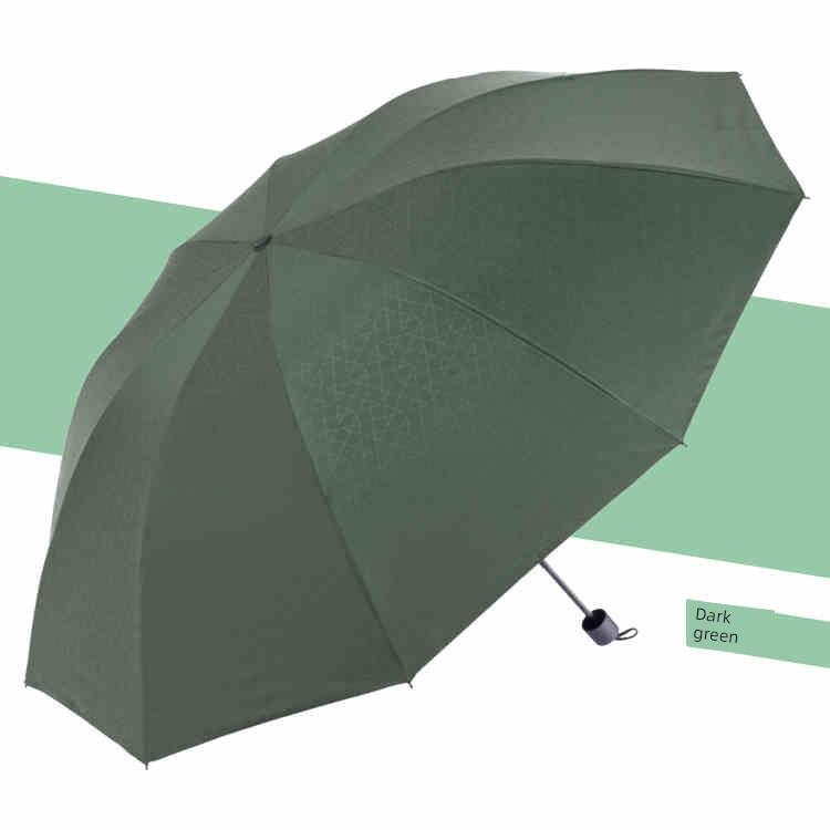 Paradise Umbrella Plaid Umbrella for Men and Women, Dual-Use for Sun and Rain, Black Coating Sun Umbrella, Sun Protection, Uv Protection, Folding