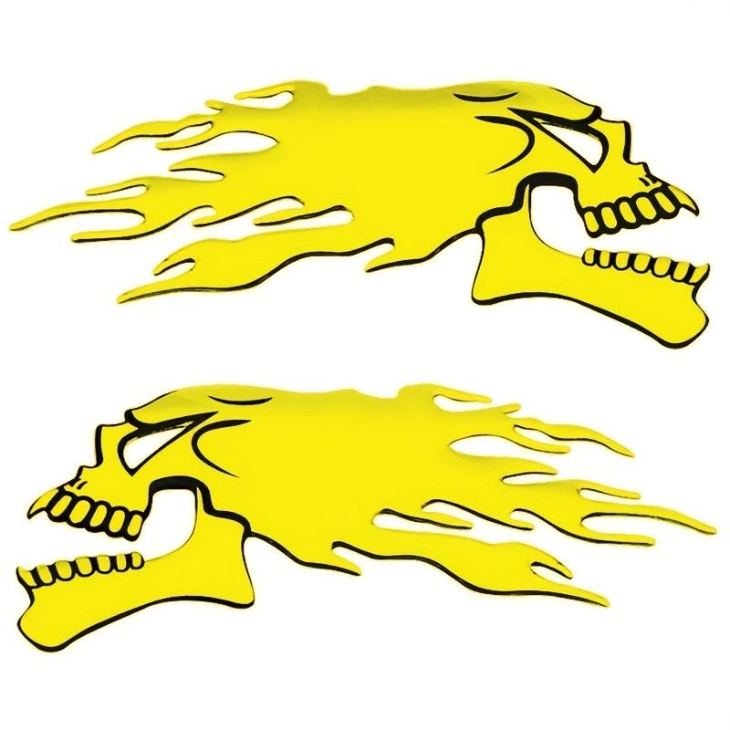 

Motorcycle Sticker Ghost Skull Motorcycle Stickers Cool Car Decals Motorcycle Modification Stickers Creative Body Stickers