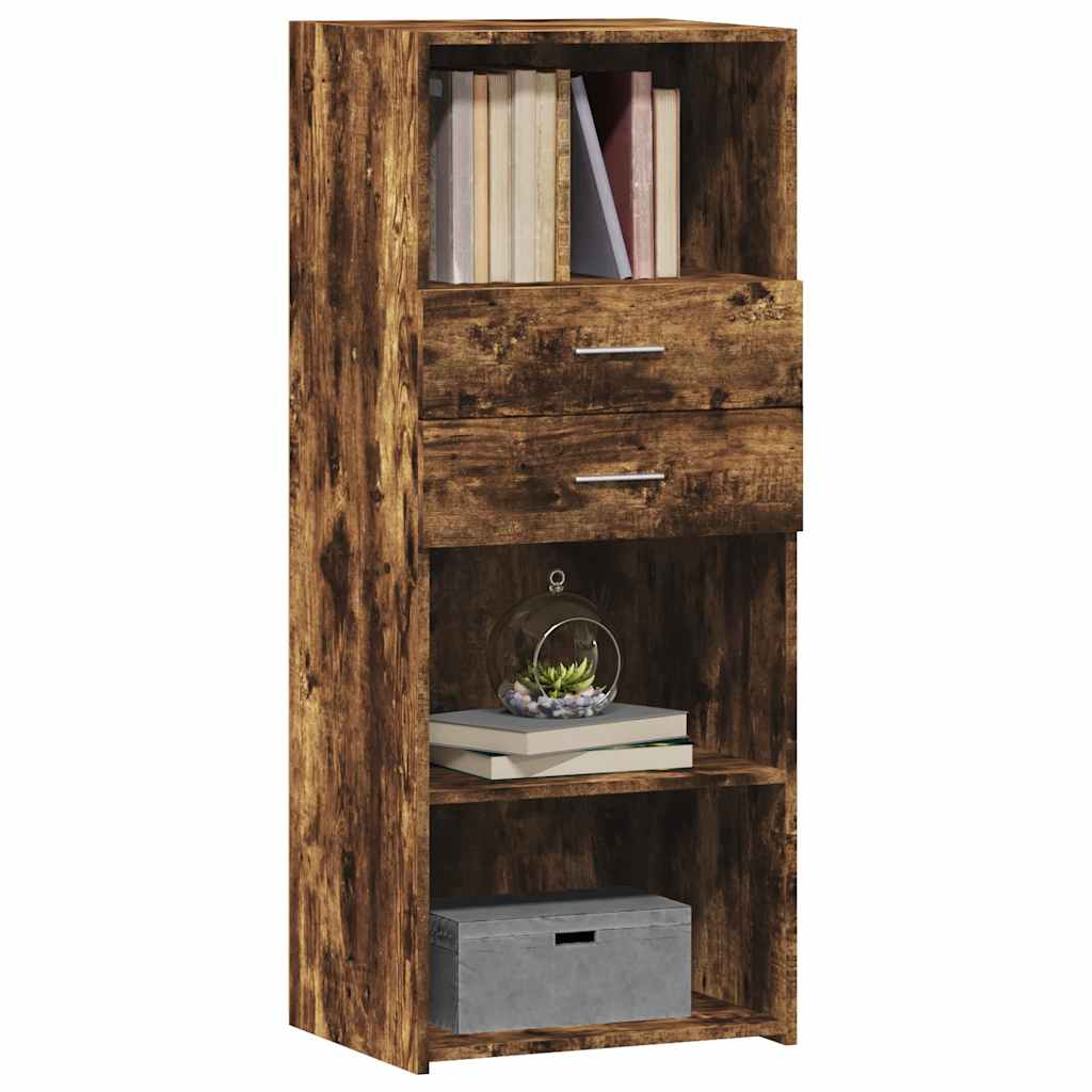 Highboard Smoked Oak 50 x 42.5 x 124 cm Wood Based Material