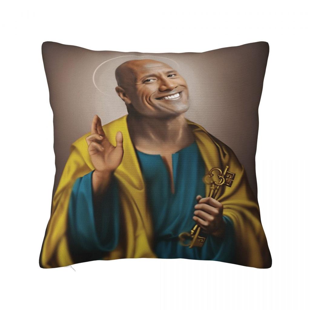 Dwayne The Johnson Pillow Cover Polyester Pillow Case Cushion Cover Fashion Graphic Pillowcases For Sofa Car Home Decor