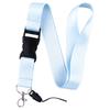Pure Color Credential Holder Lanyard For Keys Neck Strap Id Card Badge Holder Key Chain Key Rings Accessories Christmas Holiday Gifts